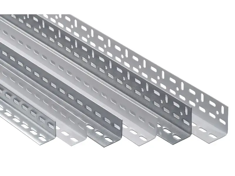 Winkelprofile 35×35 mm für SCHULTE MULTIplus Schraubregal – L-Profile mit ovalem Lochraster